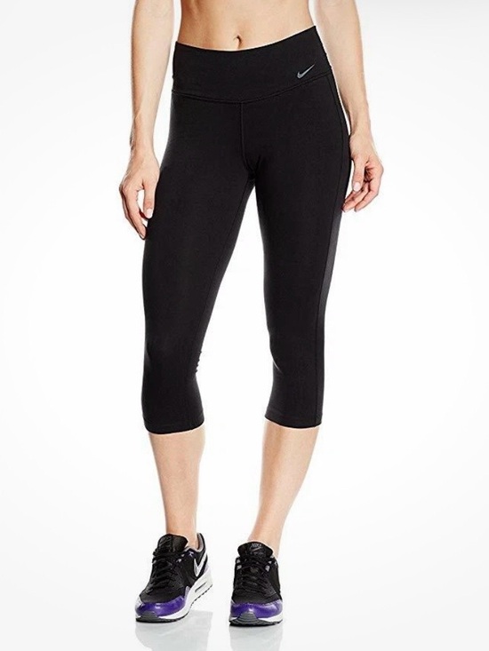 Nike Pants - Nike Dri Fit Black Cropped Capri Performance Leggings Size Small